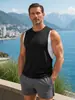 Chaleco de Secado Rápido Tallas Grandes Europeo y Americano para Hombre Holgado Transpirable Casual Fitness Sin Mangas Correr Deportes Secado Rápido