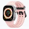 Adecuado para Correa Apple iWatch 42/44/45/49 Correa Marina de Doble Hebilla Pulsera de Silicona Fabricante Mayorista