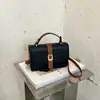 Bolso de Mano Cruzado de Moda Simple para Viajes Diarios Bolso de Hombro Único Bolso Pequeño Cuadrado de Mano de Moda de Nicho