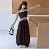 Conjunto de Ropa de Otoño Nuevo para Niñas 2026, Moda Infantil Casual Elegante Falso Dos Piezas Moda Ropa de Otoño para Niñas Tendencia