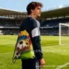 Mochila con Cordón para Nuevo Fan de la Copa del Mundo Bolsa de Almacenamiento Portátil Poliéster Bolsa con Cordón de Amazon Bolsillo con Cordón