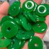 20mm Jadeíta Jade Azul Seco Hebilla Colgante de la Paz Accesorio DIY Hecho a Mano Colgante de Jade Estilo Chino