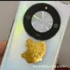 Nuevas Pegatinas Doradas del Zodiaco para Teléfono Móvil para Buena Suerte y Riqueza en el Año de Nacimiento, Pegatinas Doradas Puras de Serpiente y Dragón del Zodiaco para Teléfono Móvil 2mg
