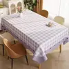 Toalha de Mesa Minimalista Impermeável à Prova de Óleo Lavável Novo Modelo 2025 Toalha de Mesa para Sala de Jantar Luxo Leve High-End Retangular Toalha para Mesa de Centro
