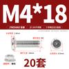 Jinchao M4M5M6M8304 Acero Inoxidable Tornillo de Cabeza Plana Biselada de Cruz Juego de Tuercas Tuerca de Brida Muebles