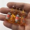 Resina de flash fino simulación botella de vino cerveza bebida diy pegamento de crema accesorios para funda de teléfono móvil suministro de explosión en vivo al por mayor