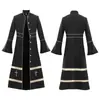 Fantasia Cosplay de Monge Sacerdote Medieval Halloween Vestido Clero Roupão Cosplay Role Play