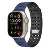 Adecuado para el Nuevo Apple Watch de 11ª Generación, Series 7, 8, 9, SE Correa Transpirable Magnética Perforada Multitaladro Correa para Apple Watch
