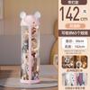 Zíper Atualizado Roupas Infantis Brinquedo de Boneca Cesta Transparente para Boneca Balde de Armazenamento para Boneca Sala de Estar Dobrável Armazenamento