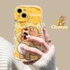 Adecuado para Funda de Teléfono Apple 14Promax Iphone15/13 Ratón de Dibujos Animados Lindo 12 Funda Blanda de Silicona 17/16