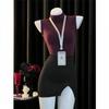 Lingerie Sexy Desejo Puro Cosplay de Secretária de Escritório Uniforme de Professor com Saia Justa ao Corpo