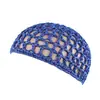 Red para el Cabello Transfronteriza, Gorra de Red Africana, Red para el Cabello de Colores para Mujer, Gorra de Red Tejida Hueca Hecha a Mano, Gorra de Red Elástica Alta Invisible para Poner