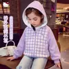 Abrigo de Otoño para Niñas 2026 Nuevo Estilo Ropa para Niños Mediana y Grande Dibujos Animados Diario Casual Elegante Chaqueta con Capucha