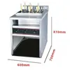 Máquina Cocedora de Fideos Eléctrica Bochang Comercial de Cuatro Cabezales, Seis Cabezales, Nueve Cabezales Vertical con Bandeja para Sopa, Venta Directa desde la Fábrica de Origen