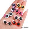 Accesorios de gafas pequeñas redondas de acrílico con forma de corazón, colgantes creativos de gafas de dibujos animados, pendientes hechos a mano, pulseras y joyas.