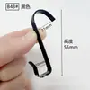 Gancho Plano de Aço Inoxidável Gancho em Z Gancho Quadrado Gancho em Forma de 5 Barra Plana Gancho S largura interna 2,0cm 2,5cm 3cm comprimento