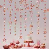 Decoración de fondo para fiesta de cumpleaños de producto nuevo transfronteriza para 16, 18, 30 años, números de estrella coloridos, suministros de pancarta de cumpleaños