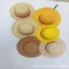 Sombrero de Paja Estilo Luffy de One Piece Cosplay Disfraz de Anime Sombrero de Paja para Padres e Hijos Sombrero para el Sol Protección Solar Sombrero de Actuación