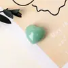 Corazón de Cristal Natural Mini de 15 mm Forma de Corazón Tallado 3D Piedra Cruda Accesorios para Joyería DIY Adornos Fábrica Venta al por Mayor