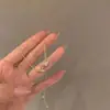 Novo Colar de Tulipa de Calcedônia, Pingente de Pedra Olho de Gato Estilo Cool, Corrente Elegante para Clavícula, Presente de Aniversário para Mulheres