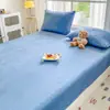 Lençol de Cama de Veludo Leite Cor Sólida Inverno 2026 Novo Colcha Espessa de Cobertura Total Protetor de Colchão de Fleece de Coral