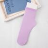 Calcetines Calcetines de Media Caña para Mujer ins Modernos Primavera y Otoño Calcetines Largos Apilados Coloridos Estilo Japonés Color Caramelo Celebridad Cibernética Calcetines de Hielo Hielo