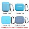 Adecuado para Cubierta de Auriculares Airpods2 Airpodspro2 Auriculares Bluetooth Funda Protectora de Silicona Fina Simple de Una Pieza