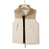 Chaleco de algodón de plumón polar grueso de invierno para voluntarios, ropa de trabajo personalizada impresa con logotipo, ropa de algodón para eventos publicitarios.