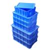 Caja de piezas Caja de almacenamiento de tornillos de plástico Caja de herramientas de hardware Caja de almacenamiento de materiales Caja de rotación rectangular engrosada