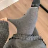 Medias Finas Grises Ceniza Primavera y Otoño Serie Miu Ligeramente Transparentes Rayas Verticales Leggings Gris Oscuro Medias Gruesas para Mujer