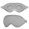 Máscara de Ojos de Nylon Fresca de Seda de Hielo de Verano, Máscara de Ojos de Una Pieza 3D para Dormir con Soporte para la Nariz, Máscara de Ojos Opaca para Pausa para el Almuerzo de Estudiantes y Oficinas, Color Negro