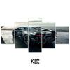 Pintura Decorativa Moderna Minimalista de Coche Deportivo para Sala de Estar Tríptico Fondo de Sofá Pared Arte de Pared de Alta Gama Pintura Colgante Dropshipping