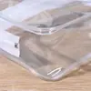 Bolsa Cosmética de PVC de Alta Transparência com Separação Seca e Úmida, Necessaire Autovedante, Bolsa de Viagem, Pequena Bolsa de Armazenamento para Pincéis de Maquiagem