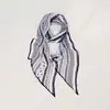 Novo Estilo de Outono e Primavera Lenço de Seda Chiffon para Mulheres, Lenço Longo Fino com Estampa Floral Xadrez Estilo Francês com Toque de Luxo, Pode Ser Usado como Decoração de Cinto