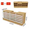 Supermercado Tienda de Conveniencia Exclusivo Mesa de Caja Registradora Gabinete para Cigarrillos Estante Combinación Tienda para Madres y Bebés Farmacia Esquina Pequeña Barra