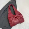 Estilo Nuevo 2025 Transfronterizo, Diseño de Moño, Hermosa, Casual y Versátil, Bolso de Hombro Simple de Gran Capacidad para Salir