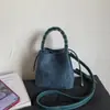 Bolso Cubo Textura Escarchada Retro Bolso Pequeño para Mujer 2026 Nueva Moda Bolso de Mano para Viajes Diarios Bolso Cruzado Casual al Hombro