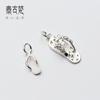 Accesorios de Plata al por Mayor Plata S925 Moda Personalizada Colgante Pequeño de Zapatilla Colgante Accesorios para Joyería Hecha a Mano DIY S0159