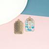 Cientos de Accesorios para Joyería DIY, Dijes Colgantes de Bendición Estilo Chino con Aceite de Aleación, Materiales Hechos a Mano