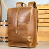 Mochila de Couro Marute Couro Crazy Horse de Alta Qualidade Bolsa para Uso Externo Mochila Casual de Viagem Mochila Masculina da Moda