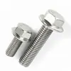 Em Estoque Parafusos de Flange Sextavado Externo Dentados Ampliados de Aço Inoxidável 304 M4~M16 Parafusos de Flange Sextavado Externo Antiderrapantes