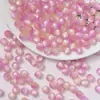 Resina Transfronteriza Dos Tonos Imitación Ojo de Gato Redondas Sueltas Hecho a Mano DIY Pulsera de Cuentas Manuales Collar Accesorios de Joyería