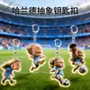 Llavero acrílico Manchester City Haaland emoji abstracto colgante de bolsa regalo creativo mercancía de fútbol