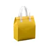 Sacolas Personalizadas para Embalagem de Delivery, Sacolas de Embalagem Não Tecidas para Catering Transfronteiriço, Sacolas Isolantes de Folha de Alumínio, Sacolas Portáteis Ecológicas de Fábrica para Delivery
