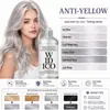 Comércio Exterior Transfronteiriço shampoo protetor cor rosa para cabelos descoloridos, fixador de cor, em estoque, espuma à base de plantas inglesa cinza