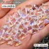 Strass K9 de Alta Qualidade da Moda Ponta Fundo Oval Coração Quadrado Gelo Transparente Iridescente Arte de Unhas Decorações de Unhas