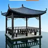 Pavilhão de Alumínio Estilo Chinês Novo Personalizado para Áreas Cênicas e Parques, Pavilhão de Lazer para Hotéis, Suporte a Projetos para Exportação de Comércio Exterior