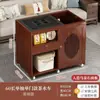 Mesa de Chá Móvel para Uso Doméstico, Pequeno Suporte de Chá com Chaleira Integrada, Armário de Chá, Carrinho de Chá, Conjunto de Chá Kung Fu, Nova Mesa de Chá Estilo Chinês
