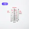 Directamente de la Fábrica Origen, Bisagras Planas de Acero Inoxidable 2/3/ 4 Pulgadas Bisagras Mini Pequeñas para Puertas de Gabinete