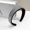 Diadema de Moda de Lujo Ligero con Diamantes Completos Transfronteriza Europea y Americana Estilo Francés Retro Compacto Aro de Perforación de Agua Nuevos Accesorios para el Cabello